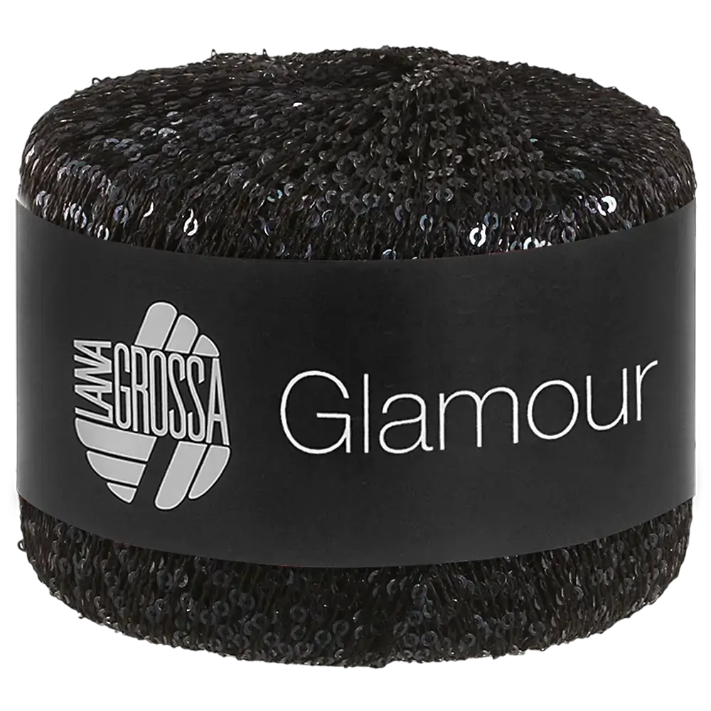 #Farbe_Lana Grossa Glamour | 06 Schwarz