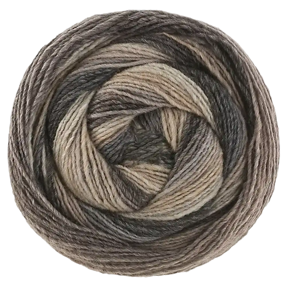 #Farbe_Lana Grossa Gomitolo Fumo | 518 Zart-/Hell-/Mittel-/Dunkelgrau/Anthrazit