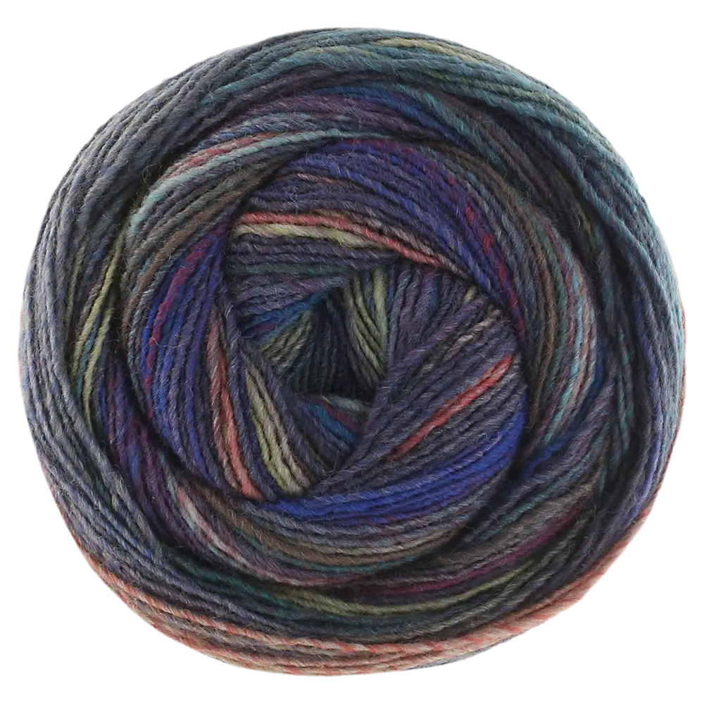#Farbe_Lana Grossa Gomitolo Intenso | 231 Dunkelgrau/Dunkel-/Graublau/Petrol/Rosenholz/Blauviolett/Graugrün