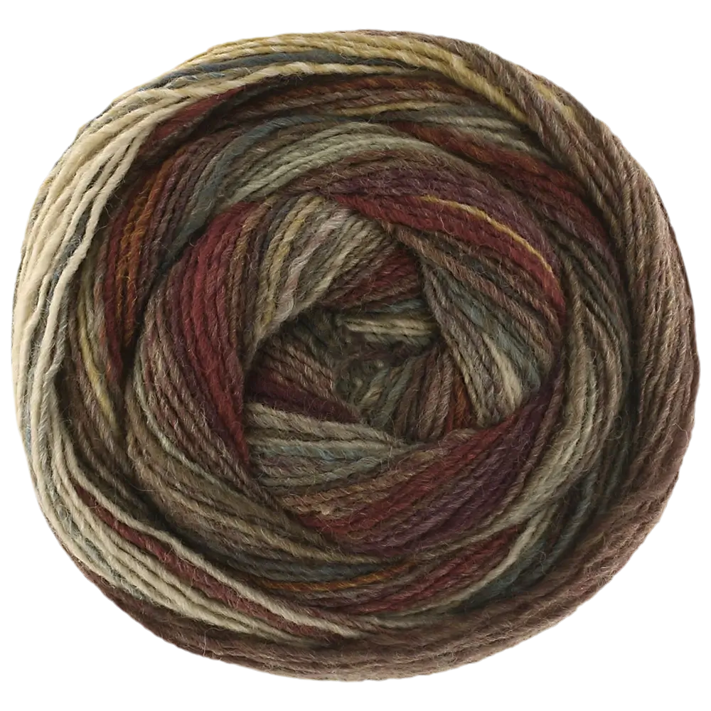#Farbe_Lana Grossa Gomitolo Intenso | 234 Graubeige/Taupe/Rot-/Graubraun/Dunkelgrau/Grünbraun/Dunkelpetrol