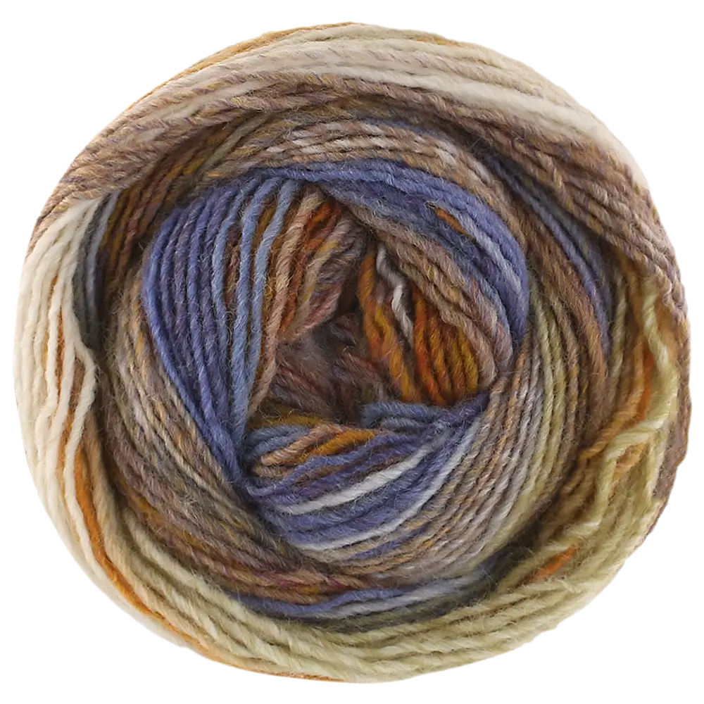 #Farbe_Lana Grossa Gomitolo Intenso | 235 Dotter-/Senfgelb/Eierschale/Graubeige/Violett/Jeans/Hellgrau/Grau