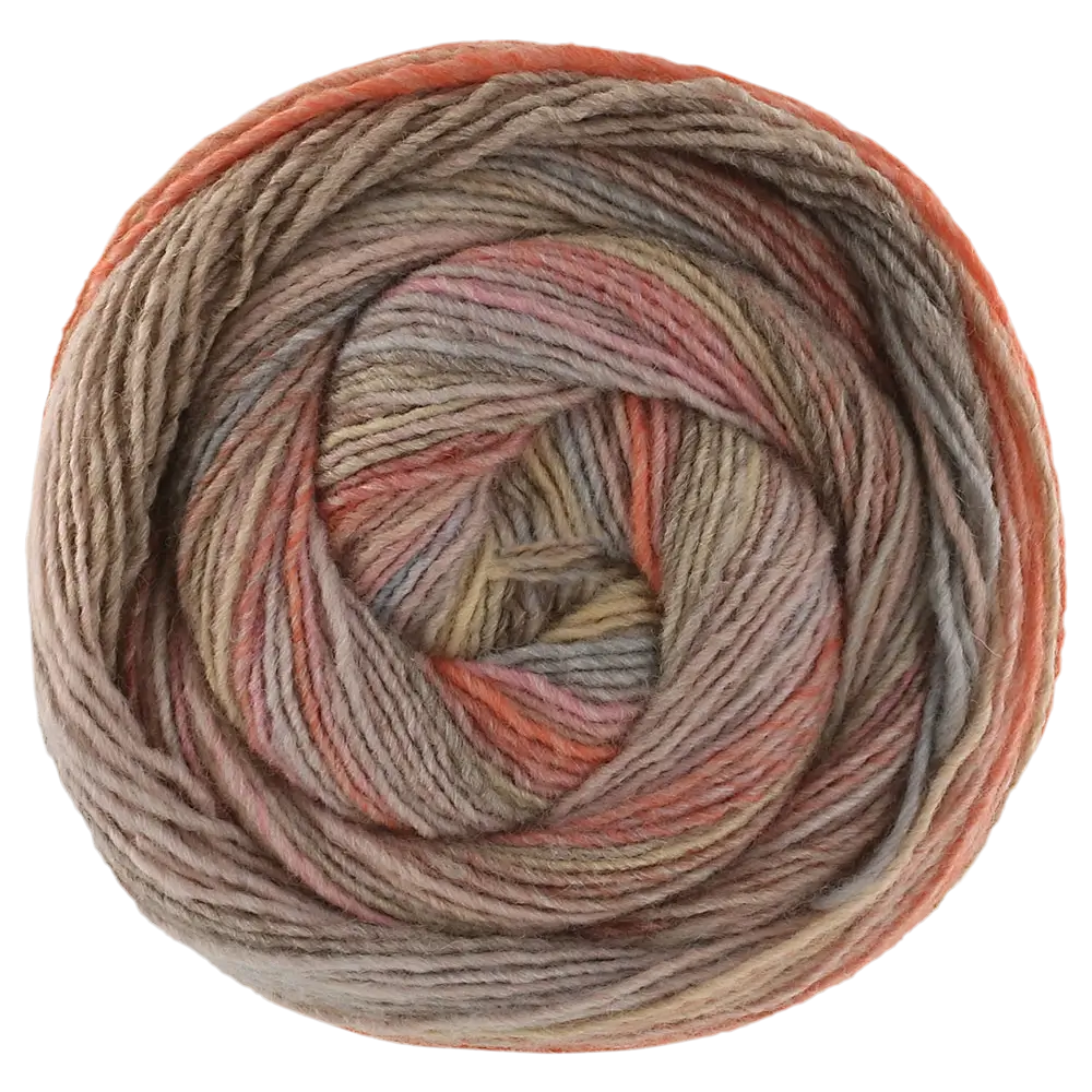 #Farbe_Lana Grossa Gomitolo Intenso | 236 Hellgrau/Apricot/Blassgelb/Zartblau/Zartrosa/Grau/Grège/Pfirsich