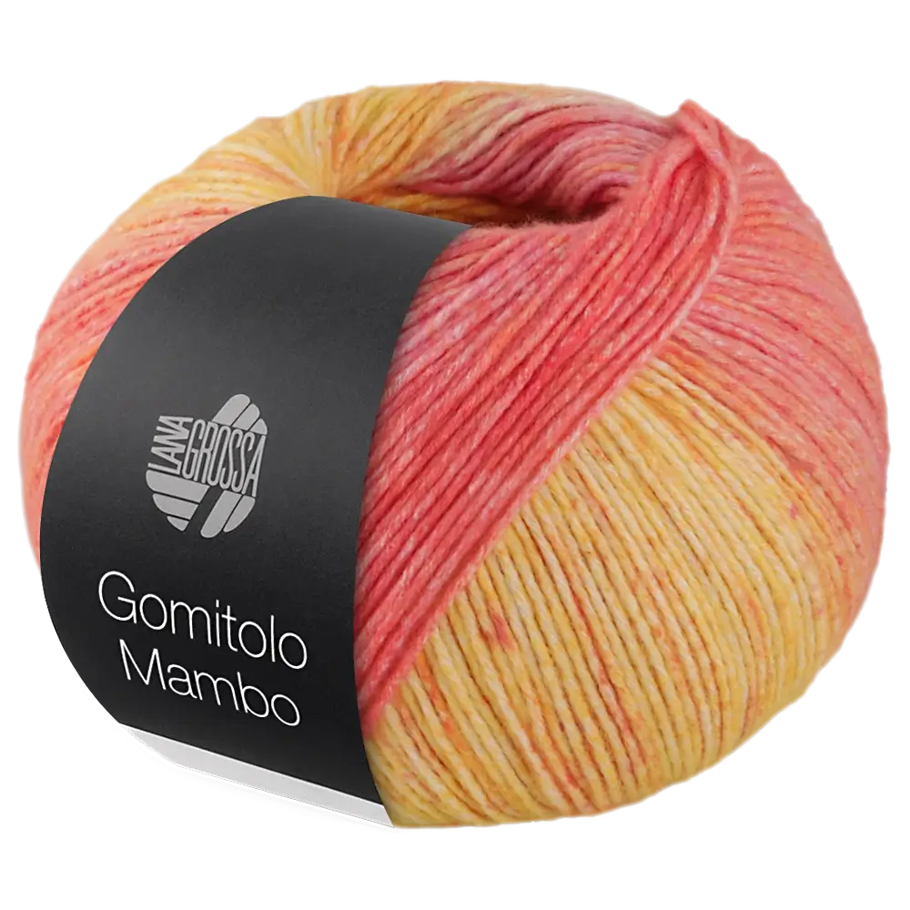 #Farbe_Lana Grossa Gomitolo Mambo | 2031 Orange/Lachsrosa/Pink/Hell-/Sonnengelb