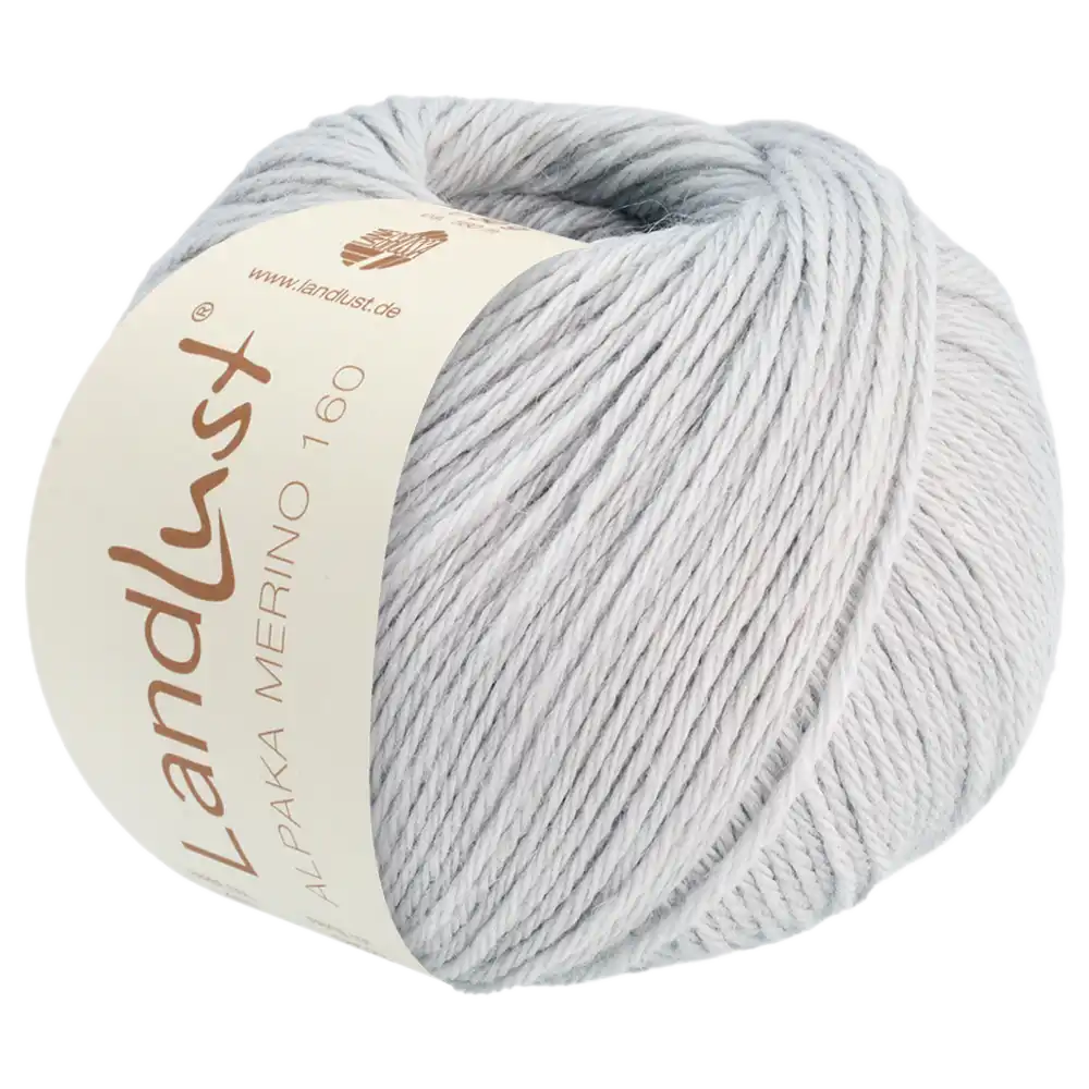 #Farbe_Lana Grossa Landlust Alpaka Merino 160 | 439 Silbergrau