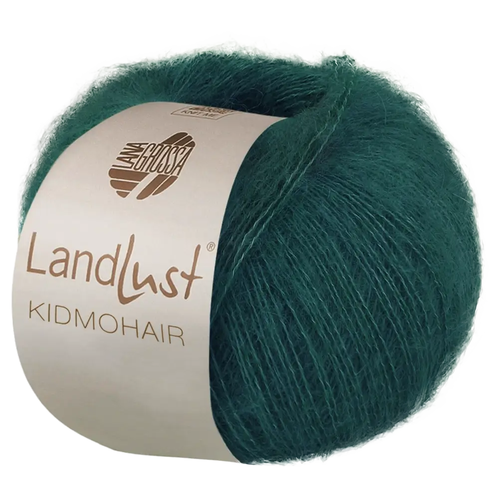#Farbe_Lana Grossa Landlust Kidmohair | 05 Petrolgrün