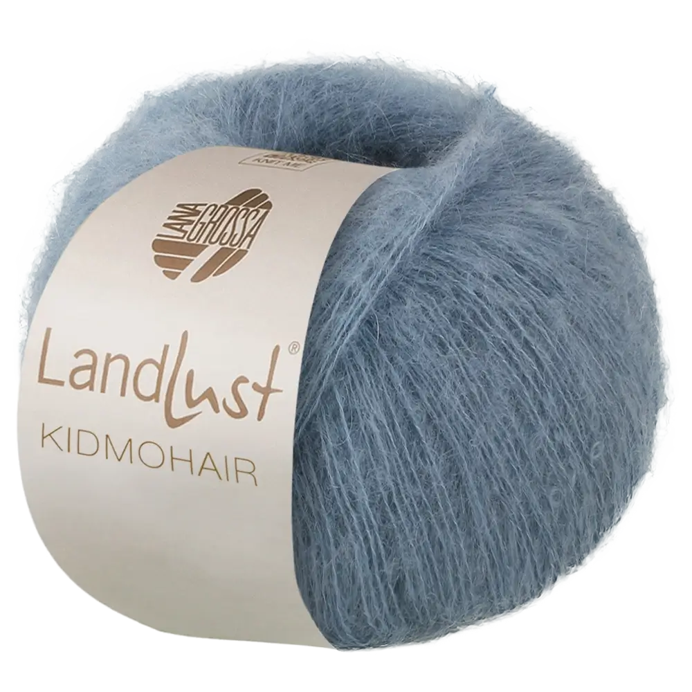 #Farbe_Lana Grossa Landlust Kidmohair | 08 Graublau