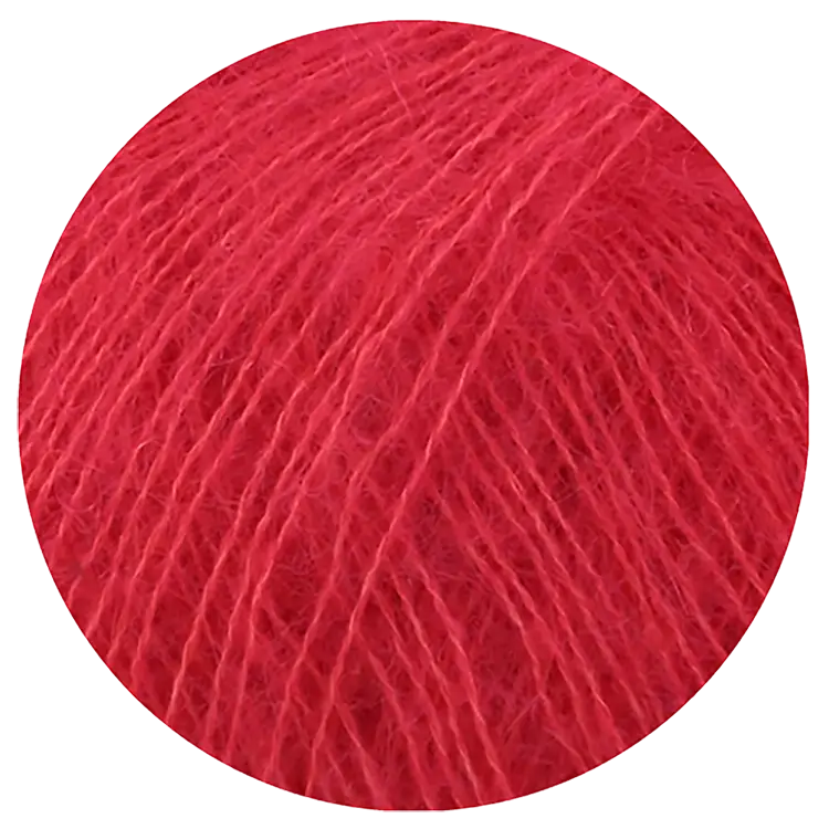 #Farbe_Lana Grossa Landlust Kidmohair | 11 Himbeerrot