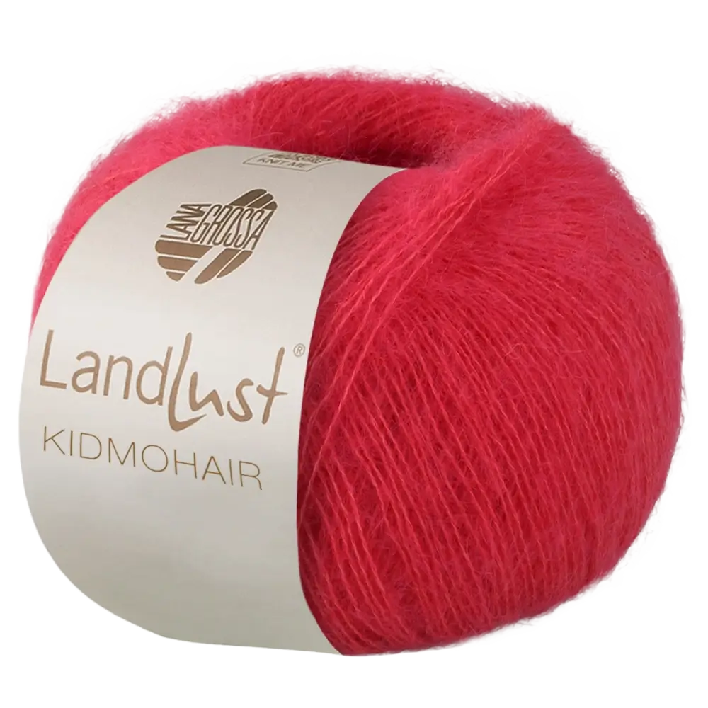 #Farbe_Lana Grossa Landlust Kidmohair | 11 Himbeerrot