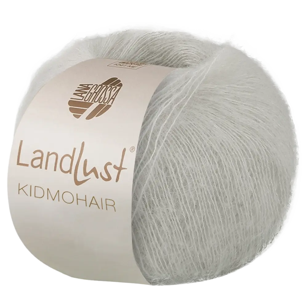 #Farbe_Lana Grossa Landlust Kidmohair | 17 Hellgrau