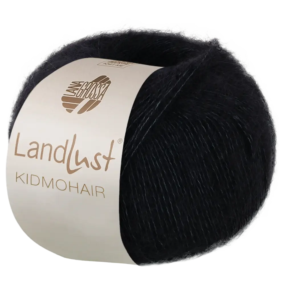 #Farbe_Lana Grossa Landlust Kidmohair | 20 Schwarz