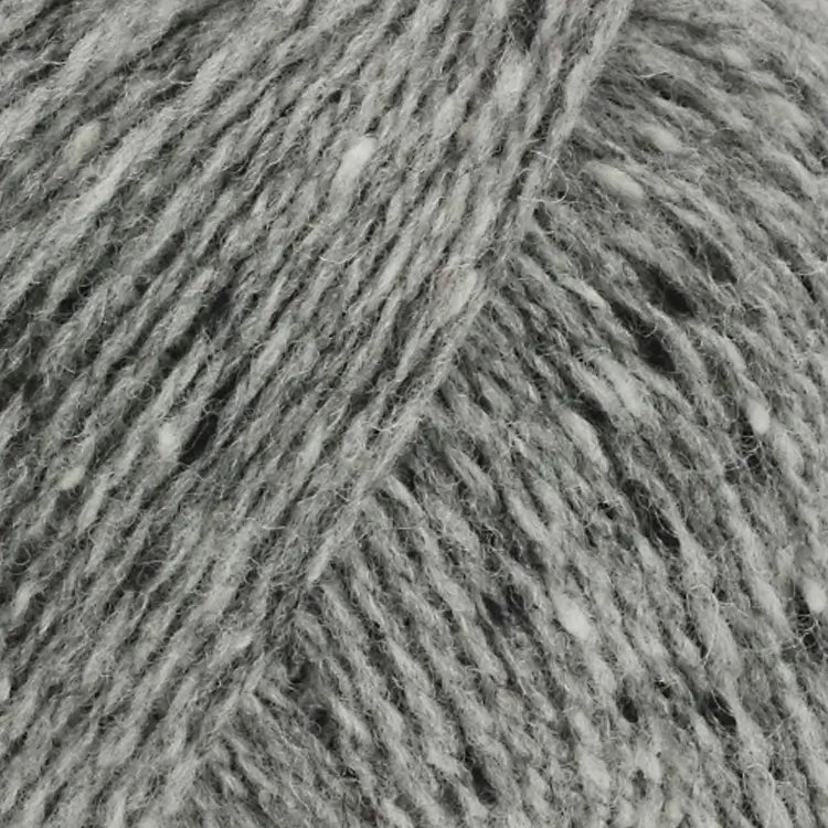 #Farbe_Lana Grossa Landlust Soft Tweed 180 | 104 Grau meliert