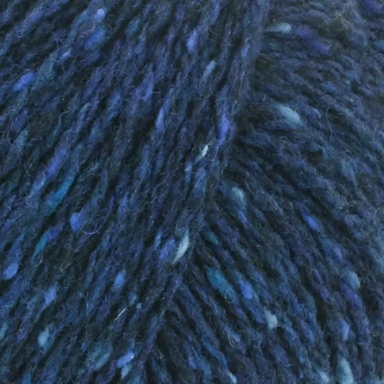 #Farbe_Lana Grossa Landlust Soft Tweed 180 | 114 Dunkelblau meliert
