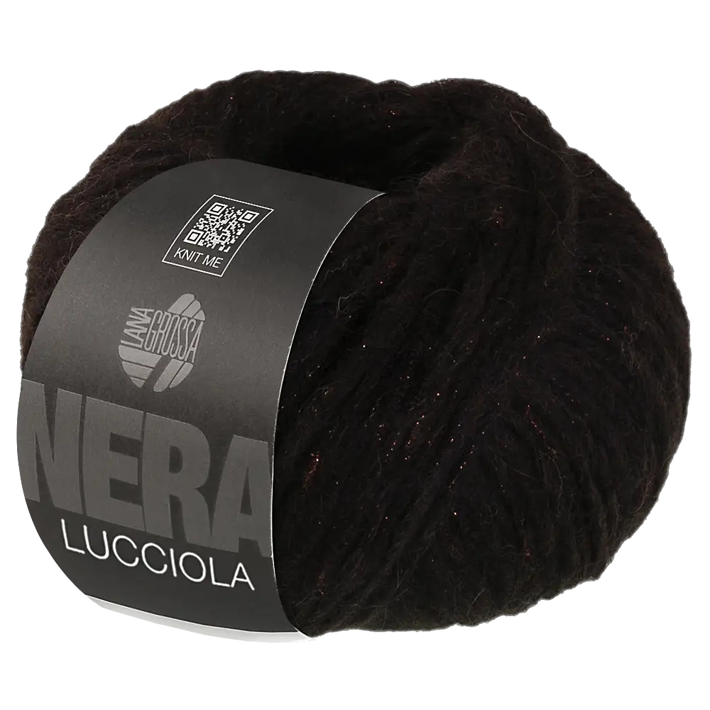 #Farbe_Lana Grossa Lucciola | 12 Schwarzbraun