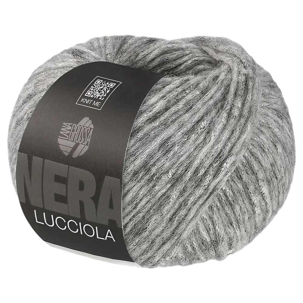#Farbe_Lana Grossa Lucciola | 02 Grau