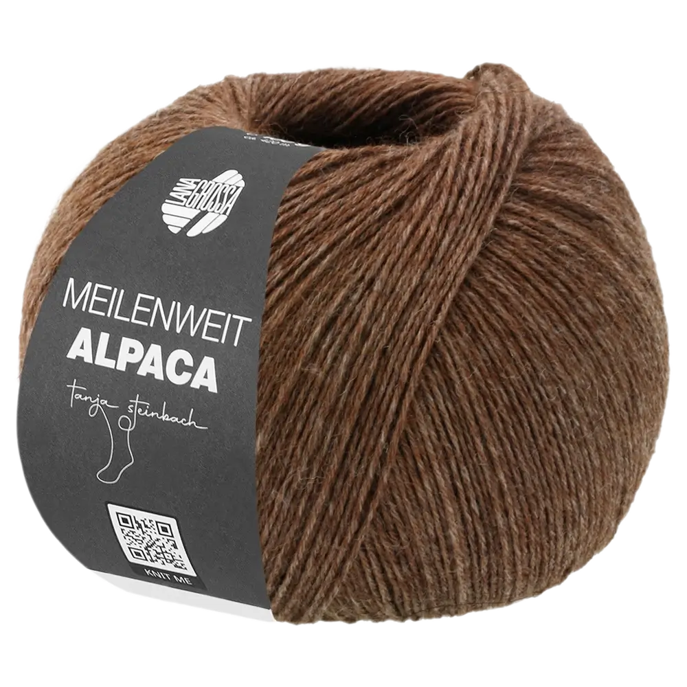 #Farbe_Lana Grossa Meilenweit 100 Alpaca | 2005 Nougat