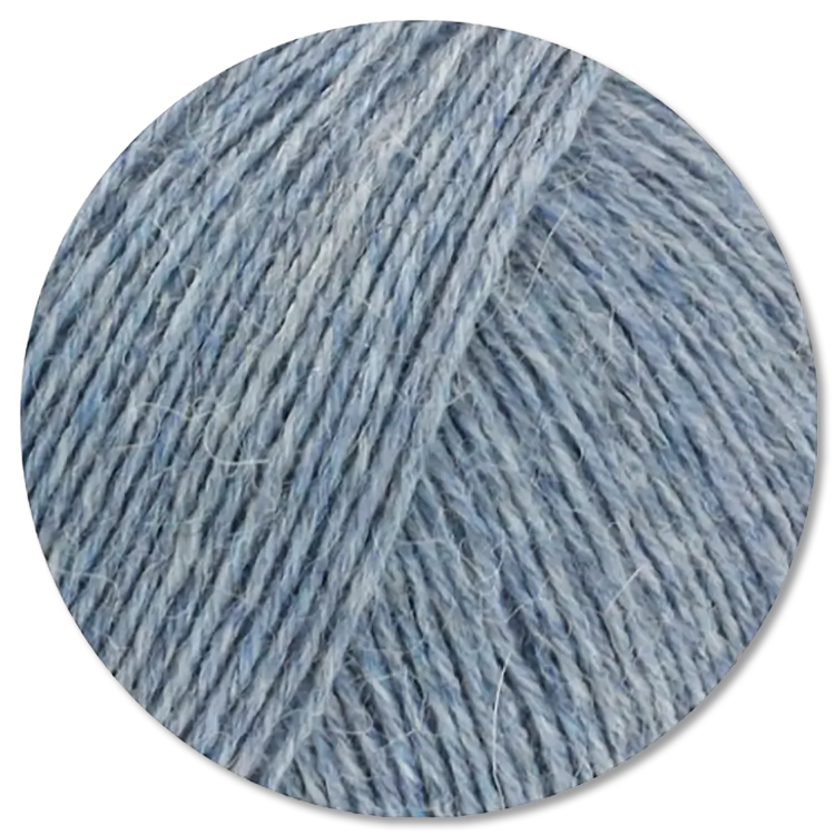 #Farbe_Lana Grossa Meilenweit 100 Alpaca | 2011 Graublau