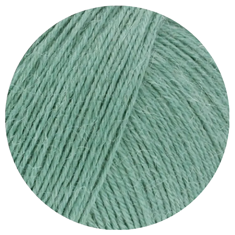 #Farbe_Lana Grossa Meilenweit 100 Alpaca | 2012 Resedagrün