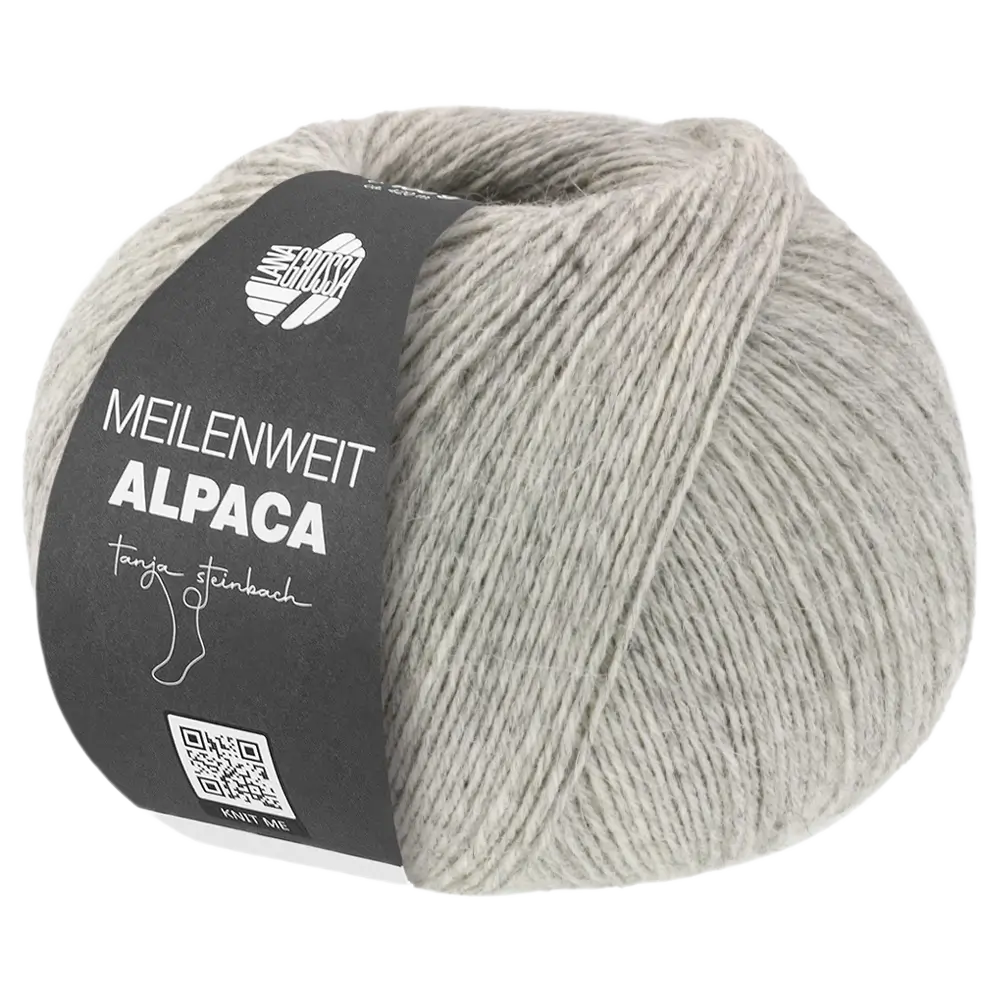 #Farbe_Lana Grossa Meilenweit 100 Alpaca | 2013 Steingrau