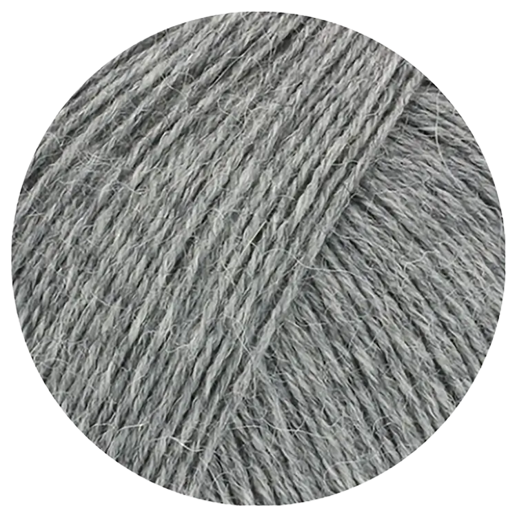 #Farbe_Lana Grossa Meilenweit 100 Alpaca | 2014 Grau