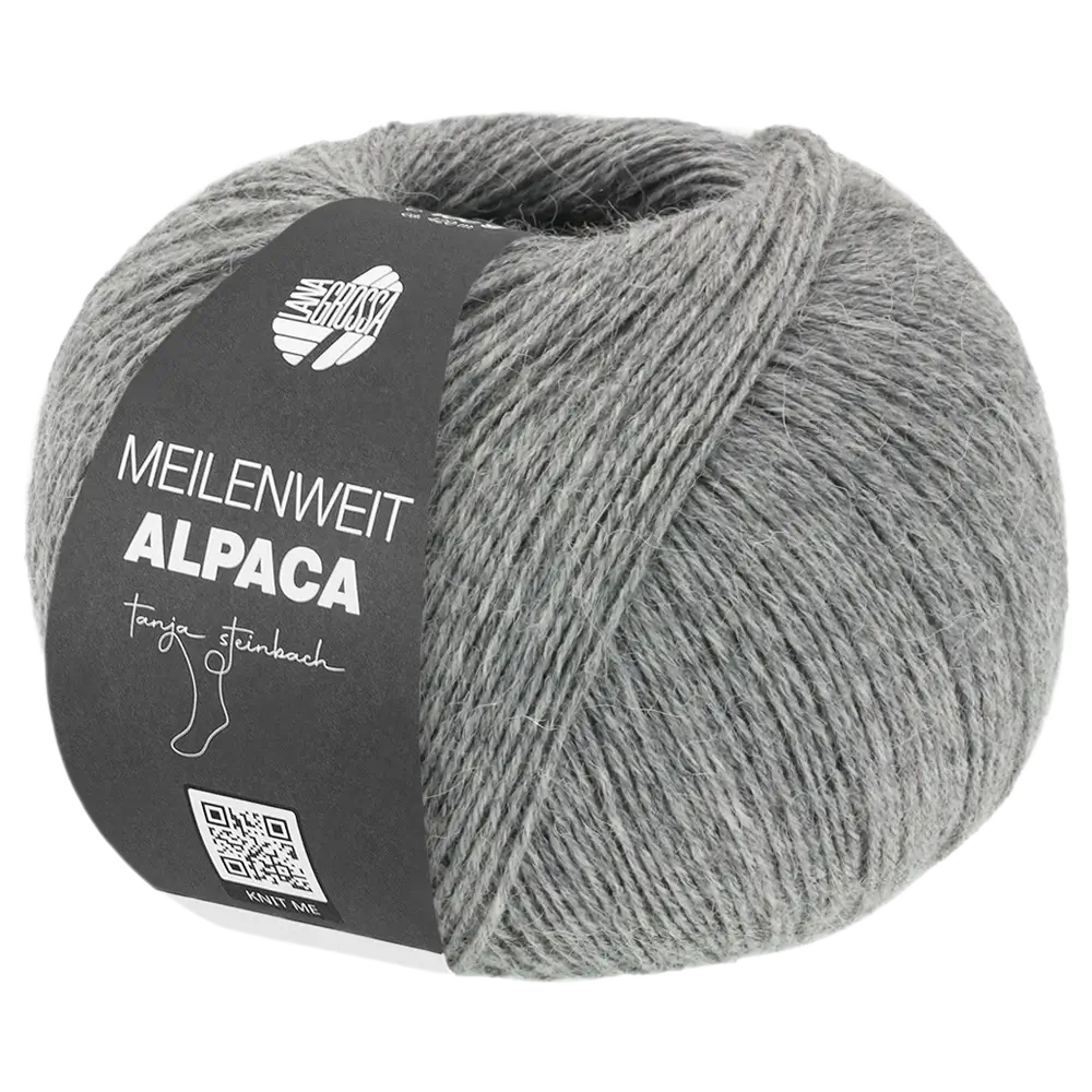 #Farbe_Lana Grossa Meilenweit 100 Alpaca | 2014 Grau