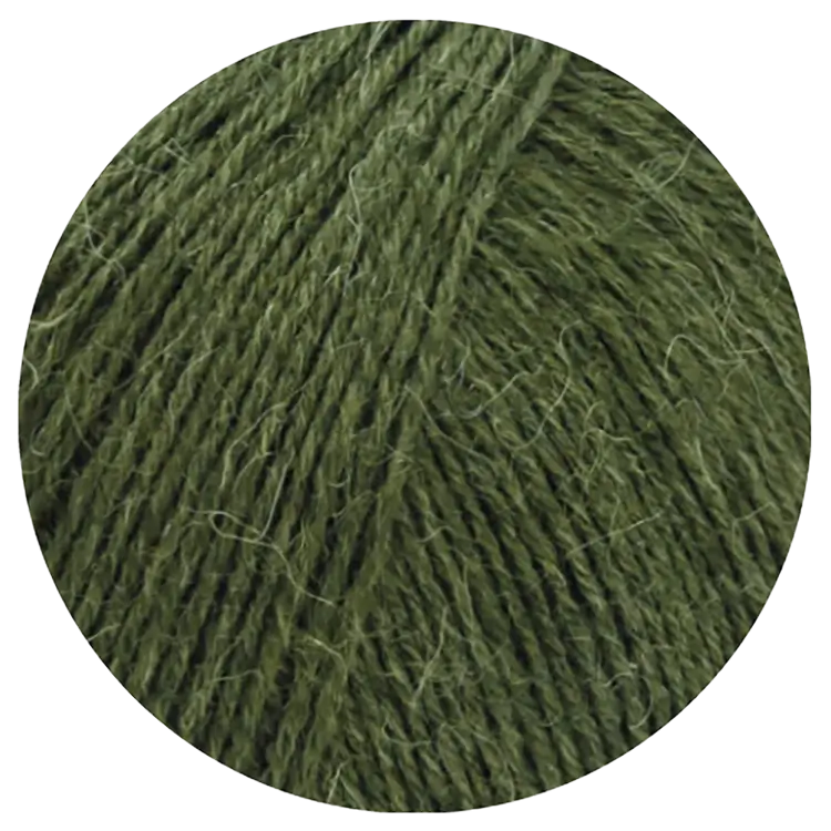 #Farbe_Lana Grossa Meilenweit 100 Alpaca | 2017 Dunkeloliv