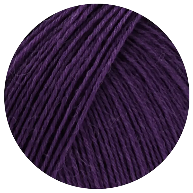 #Farbe_Lana Grossa Meilenweit 100 Alpaca | 2021 Dunkelviolett