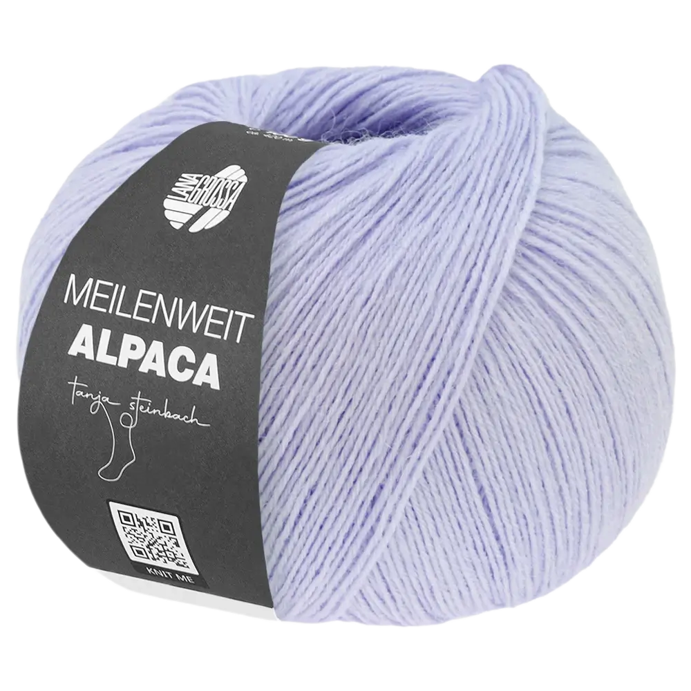#Farbe_Lana Grossa Meilenweit 100 Alpaca | 2027 Zartlila