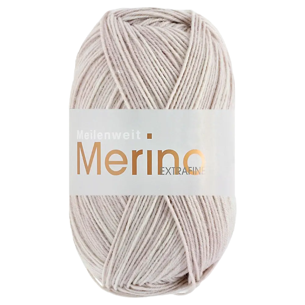 #Farbe_Lana Grossa Meilenweit 100 Merino Extrafine Uni | 2462 Lichtgrau