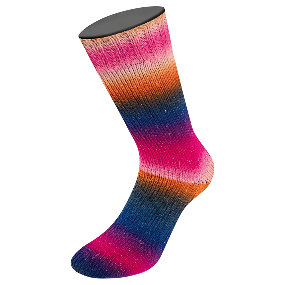 #Farbe_Lana Grossa Meilenweit 100 Merino Color Mix Sparks | 7619
