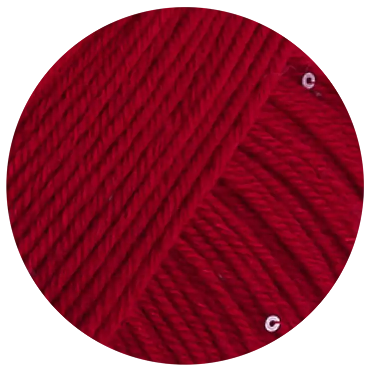 #Farbe_Lana Grossa Meilenweit 100 Merino Paillettes | 2303 Rot