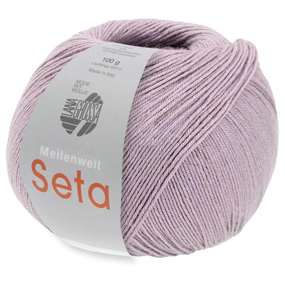 #Farbe_Lana Grossa Meilenweit 100 Seta | 25 Antikviolett