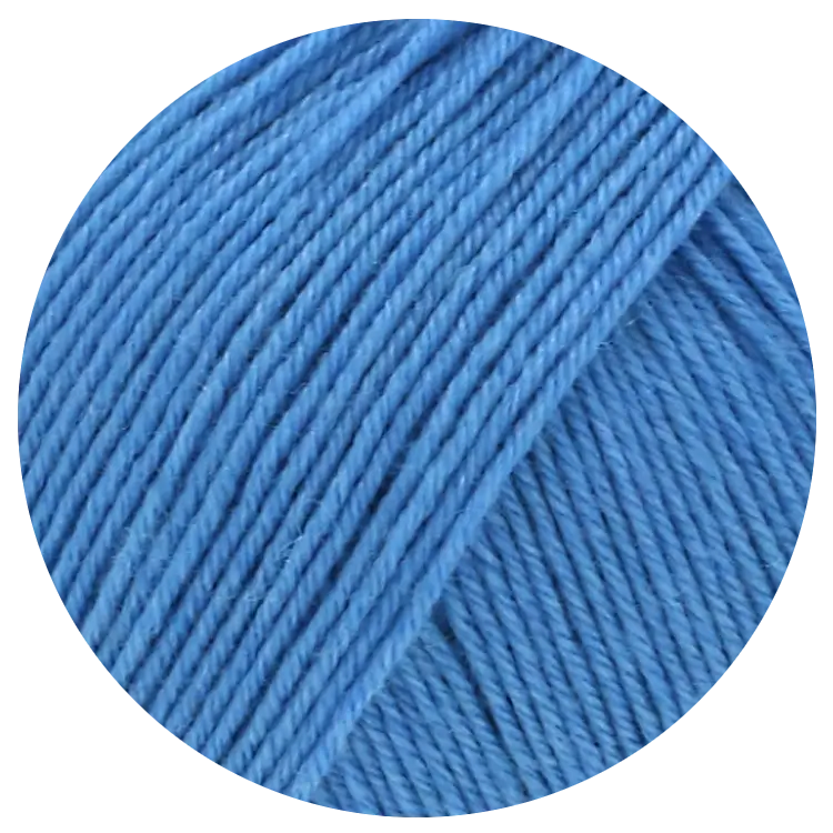 #Farbe_Lana Grossa Meilenweit 100 Seta | 31 Blau