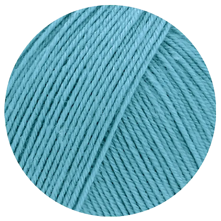 #Farbe_Lana Grossa Meilenweit 100 Seta | 55 Himmelblau
