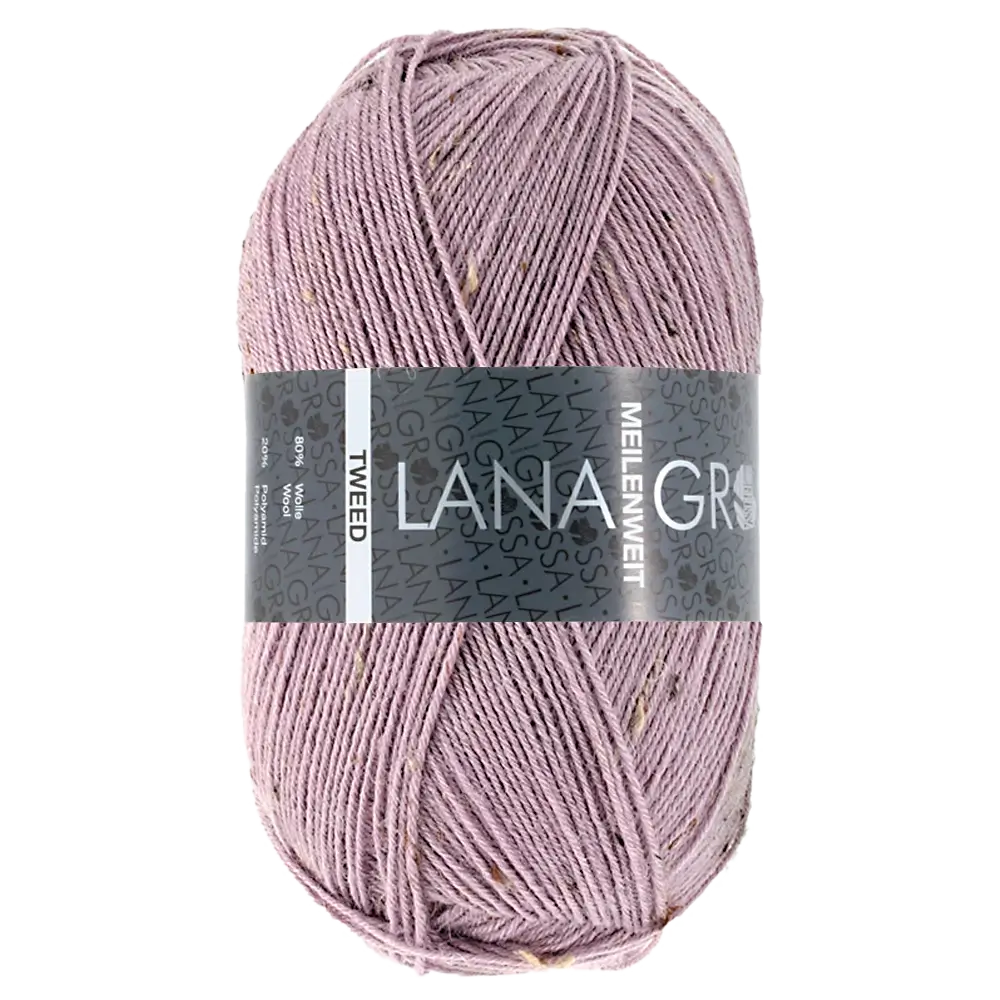 #Farbe_Lana Grossa Meilenweit 100 Tweed | 170 Mauve