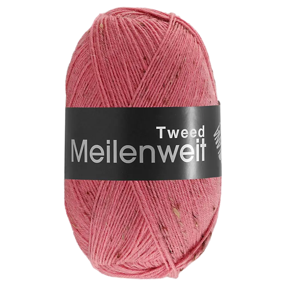 #Farbe_Lana Grossa Meilenweit 100 Tweed | 175 Nelkenrosa