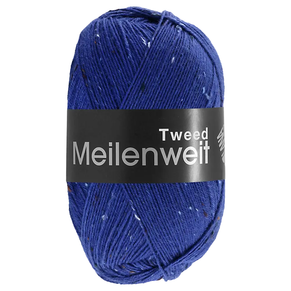 #Farbe_Lana Grossa Meilenweit 100 Tweed | 177 Royal