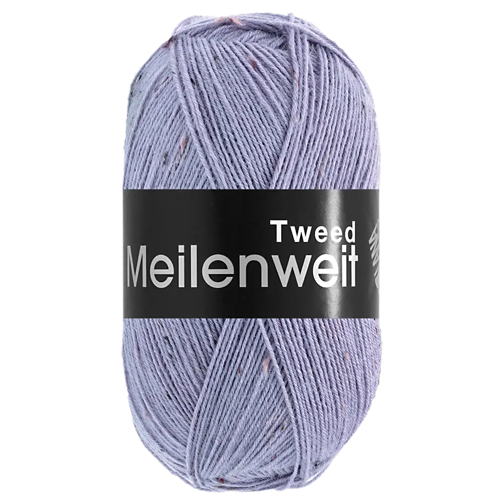 #Farbe_Lana Grossa Meilenweit 100 Tweed | 180 Blaulila