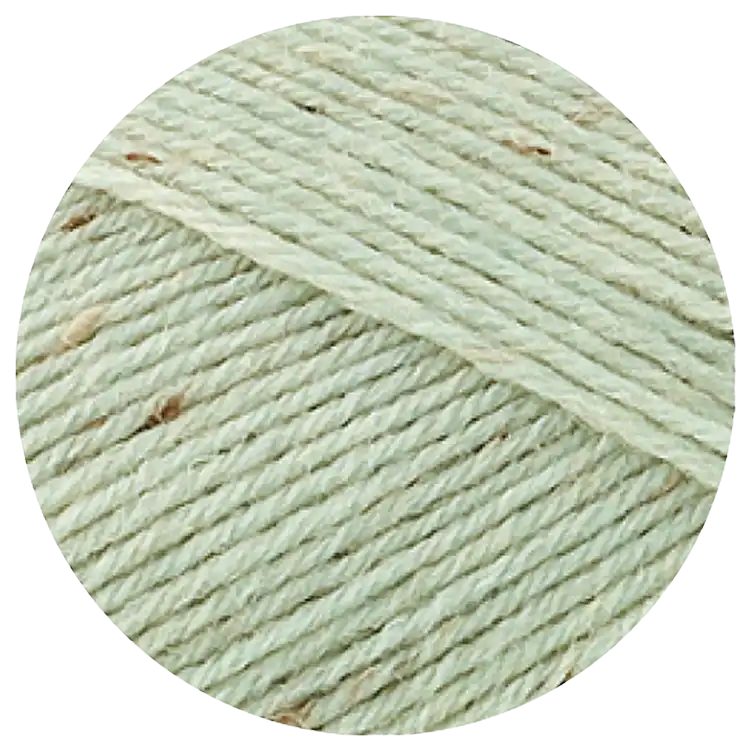 #Farbe_Lana Grossa Meilenweit 100 Tweed | 182 Weißgrün