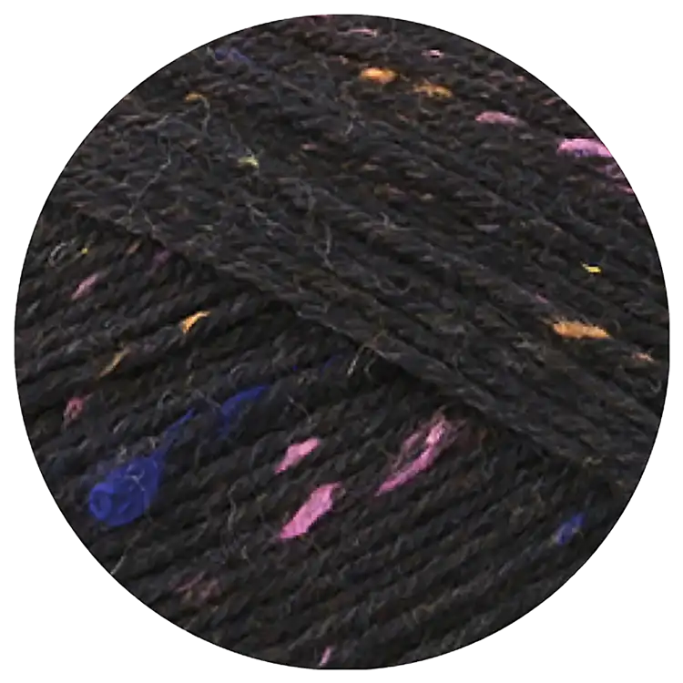 #Farbe_Lana Grossa Meilenweit 100 Tweed | 186 Kohlenschwarz