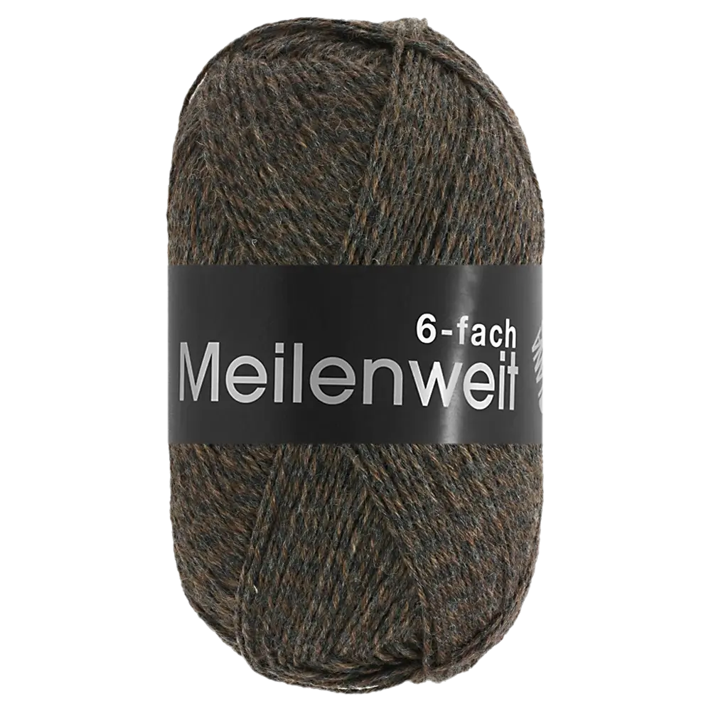 #Farbe_Lana Grossa Meilenweit 6-fach | 8507 Anthrazit/Dunkelgrau