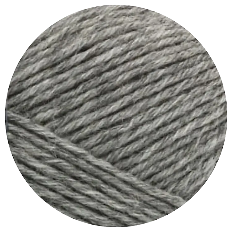 #Farbe_Lana Grossa Meilenweit 6-fach | 8961 Grau meliert