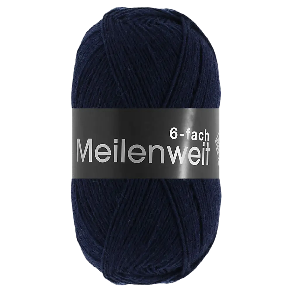 #Farbe_Lana Grossa Meilenweit 6-fach | 8963 Nachtblau