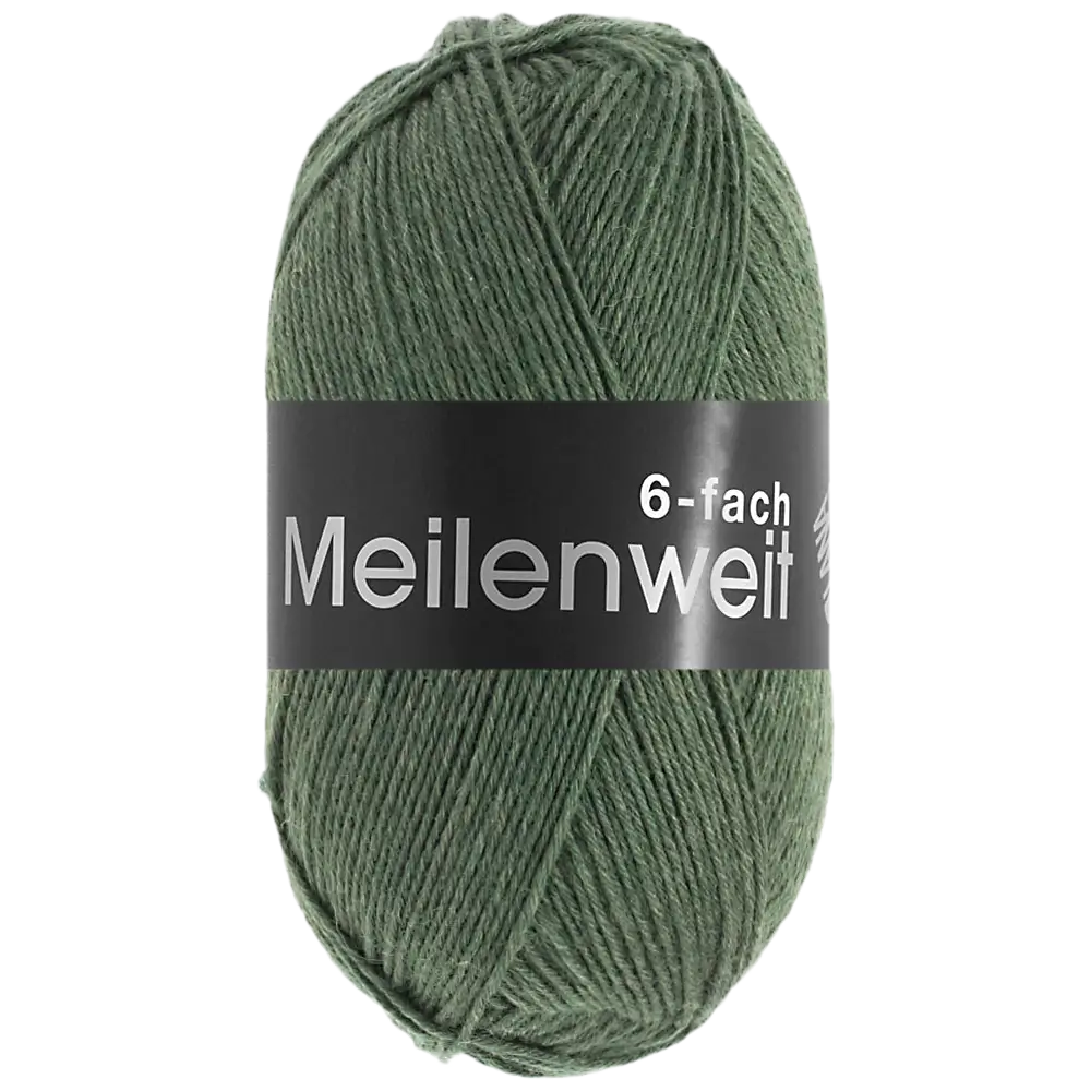 #Farbe_Lana Grossa Meilenweit 6-fach | 9221 Lodengrün