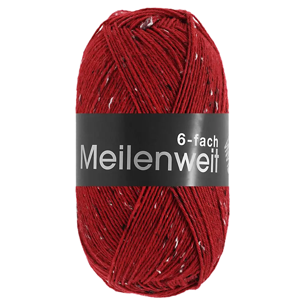 #Farbe_Lana Grossa Meilenweit 6-fach | 9676 Kirschrot