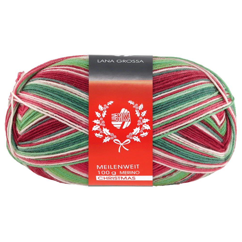 #Farbe_Lana Grossa Meilenweit 100 Merino Christmas | 6792