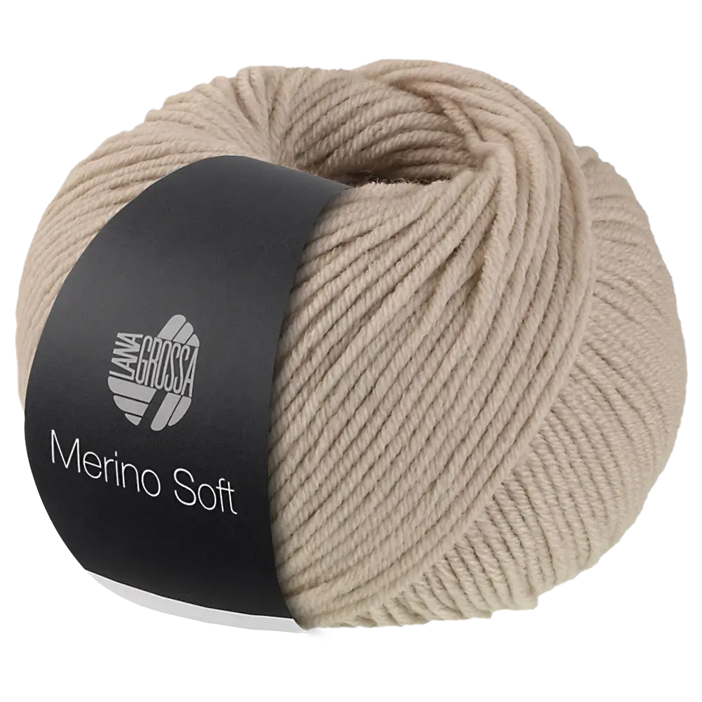 #Farbe_Lana Grossa Merino Soft | 02 Graubeige