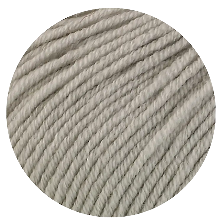 #Farbe_Lana Grossa Merino Soft | 09 Hellgrau