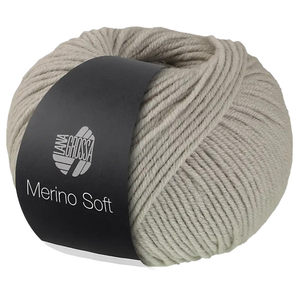 #Farbe_Lana Grossa Merino Soft | 09 Hellgrau