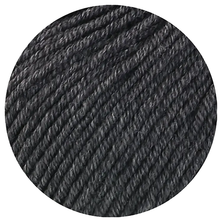 #Farbe_Lana Grossa Merino Soft | 10 Dunkelgrau