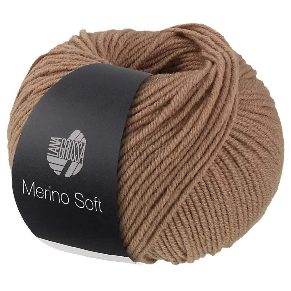 #Farbe_Lana Grossa Merino Soft | 18 Hellbraun